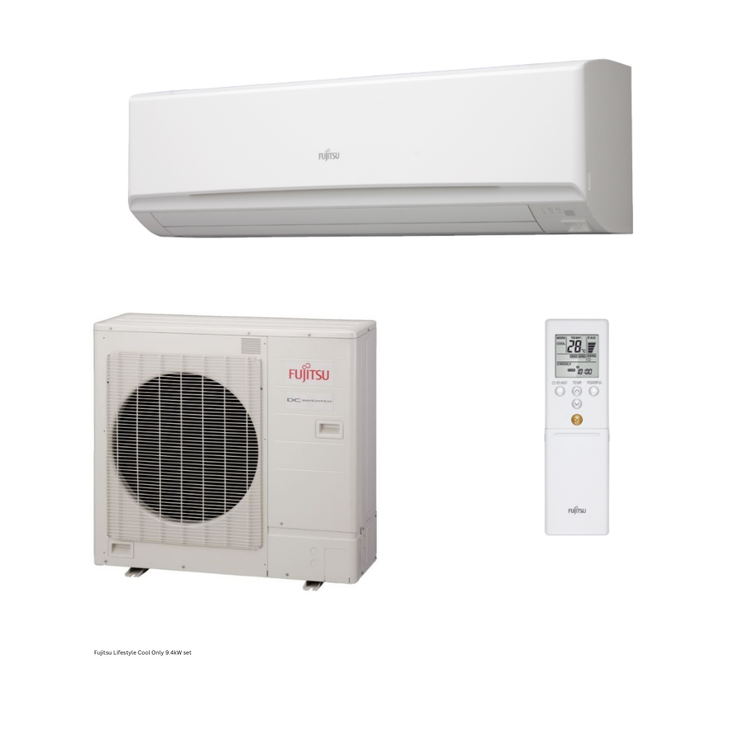 Fujitsu Lifestyle Range Cool Only R32 9.4kW Set