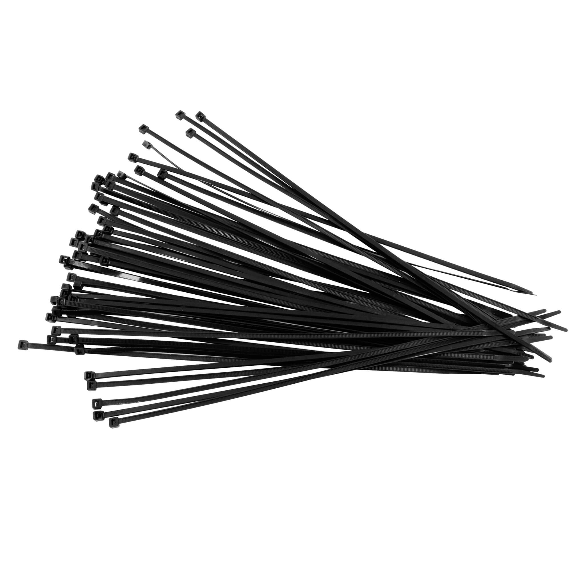 Cable Ties Black  275 mm (Pk 100)