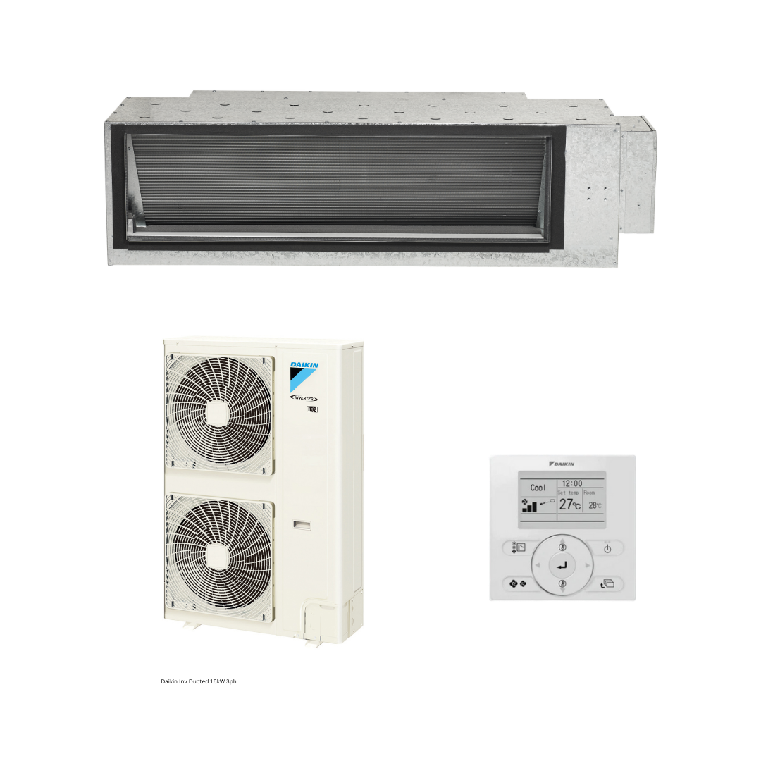 Daikin Inverter Ducted R32 16kW 3 Ph Set