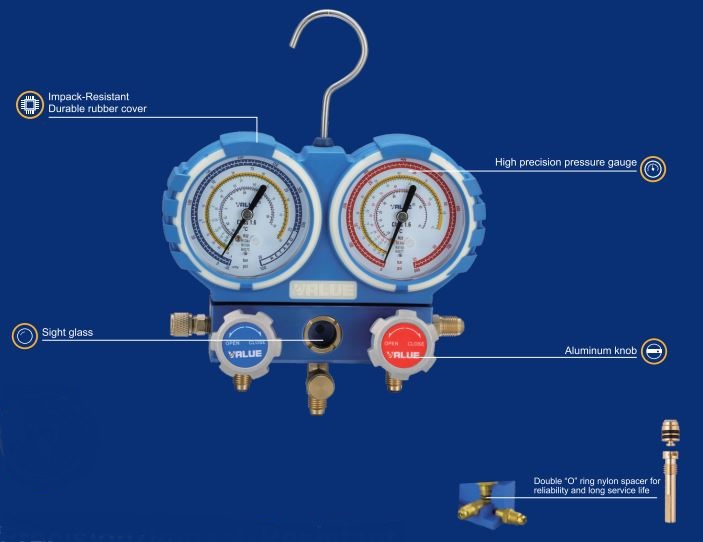 Value R410a Manifold Gauge