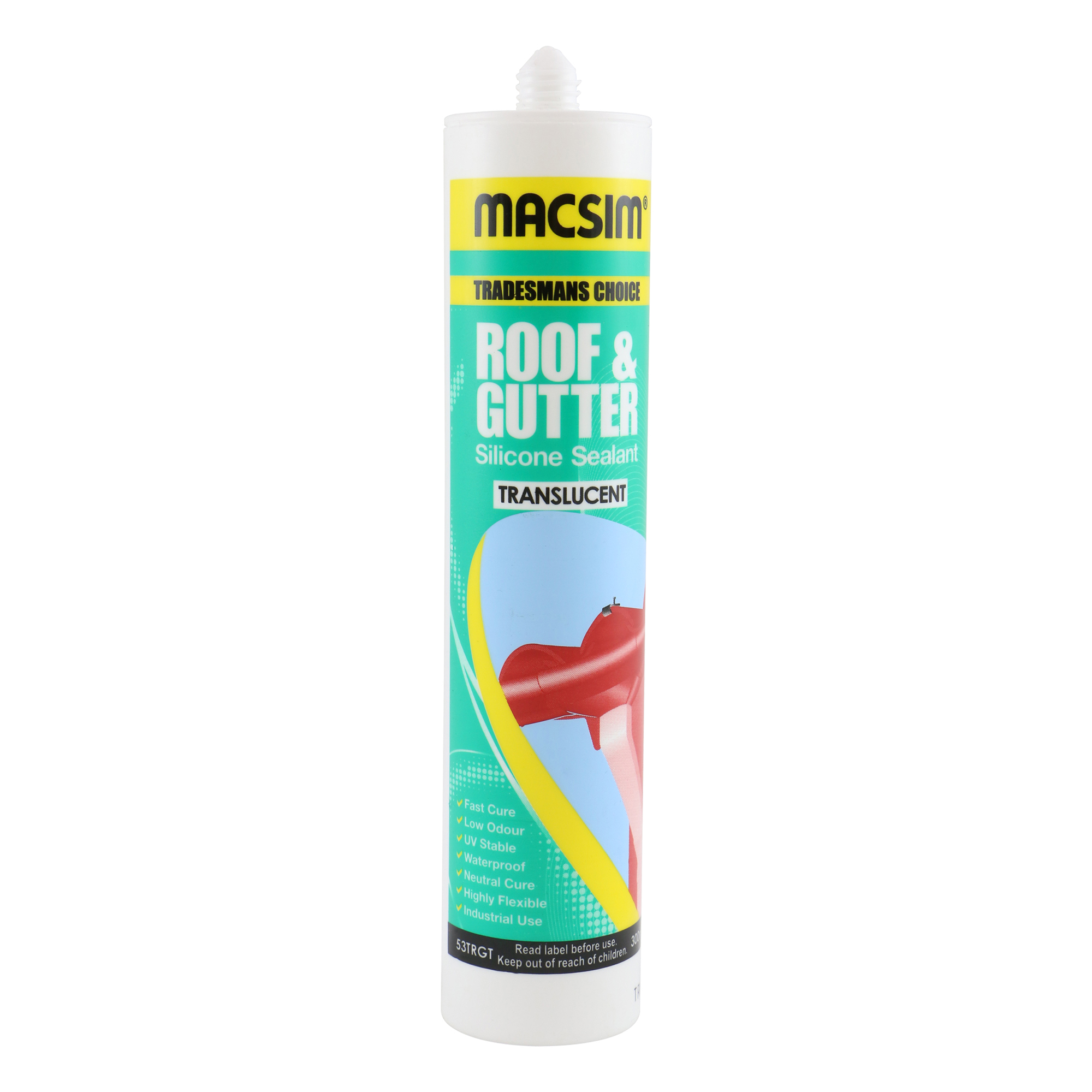 Macsim Roof & Gutter Trans Silicone