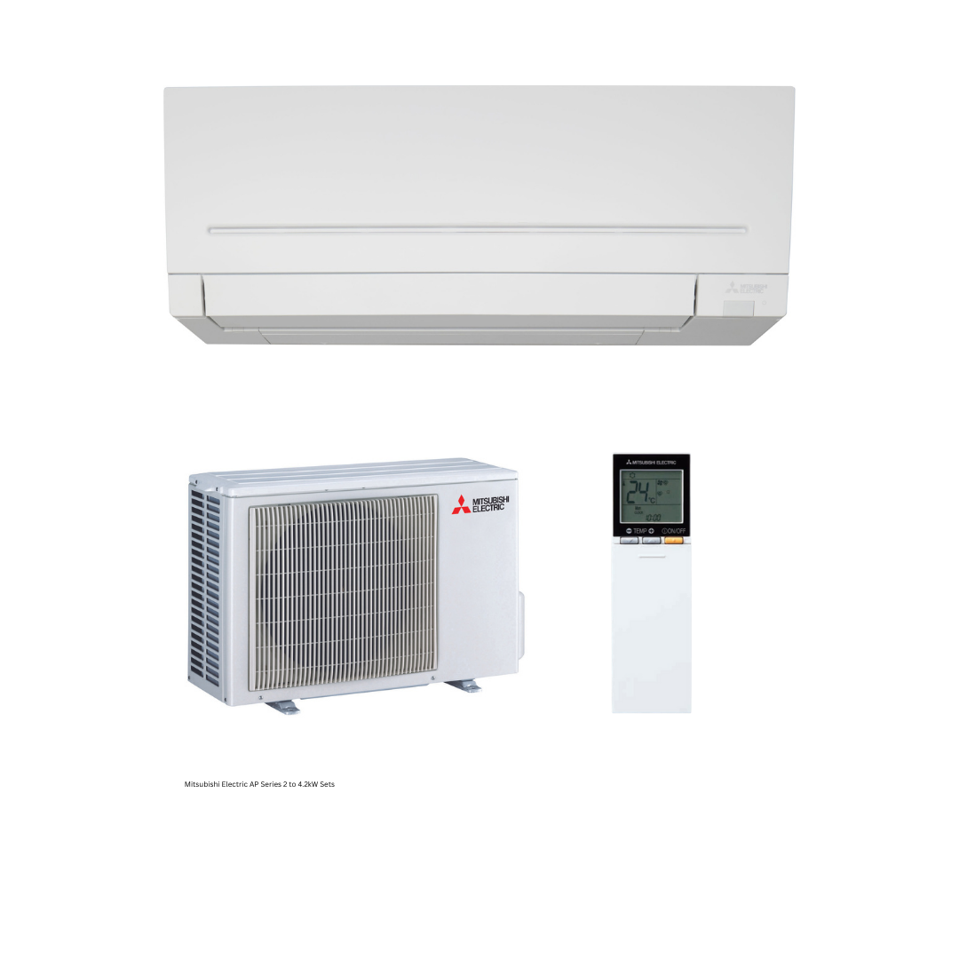 Mitsubishi Electric AP Series R32 3.5kW Set