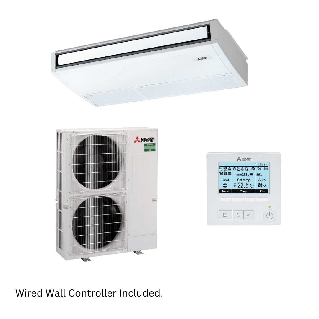 Mitsubishi Electric Mr Slim PCA-M Power Inverter Ceiling Suspended R32 10kW 1 Ph Set