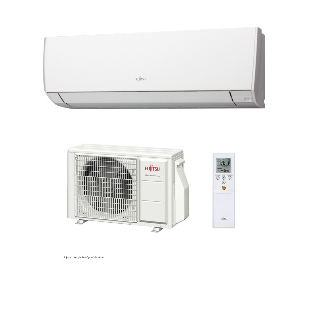 Fujitsu Lifestyle Range Rev Cycle R32 3.5kW Set