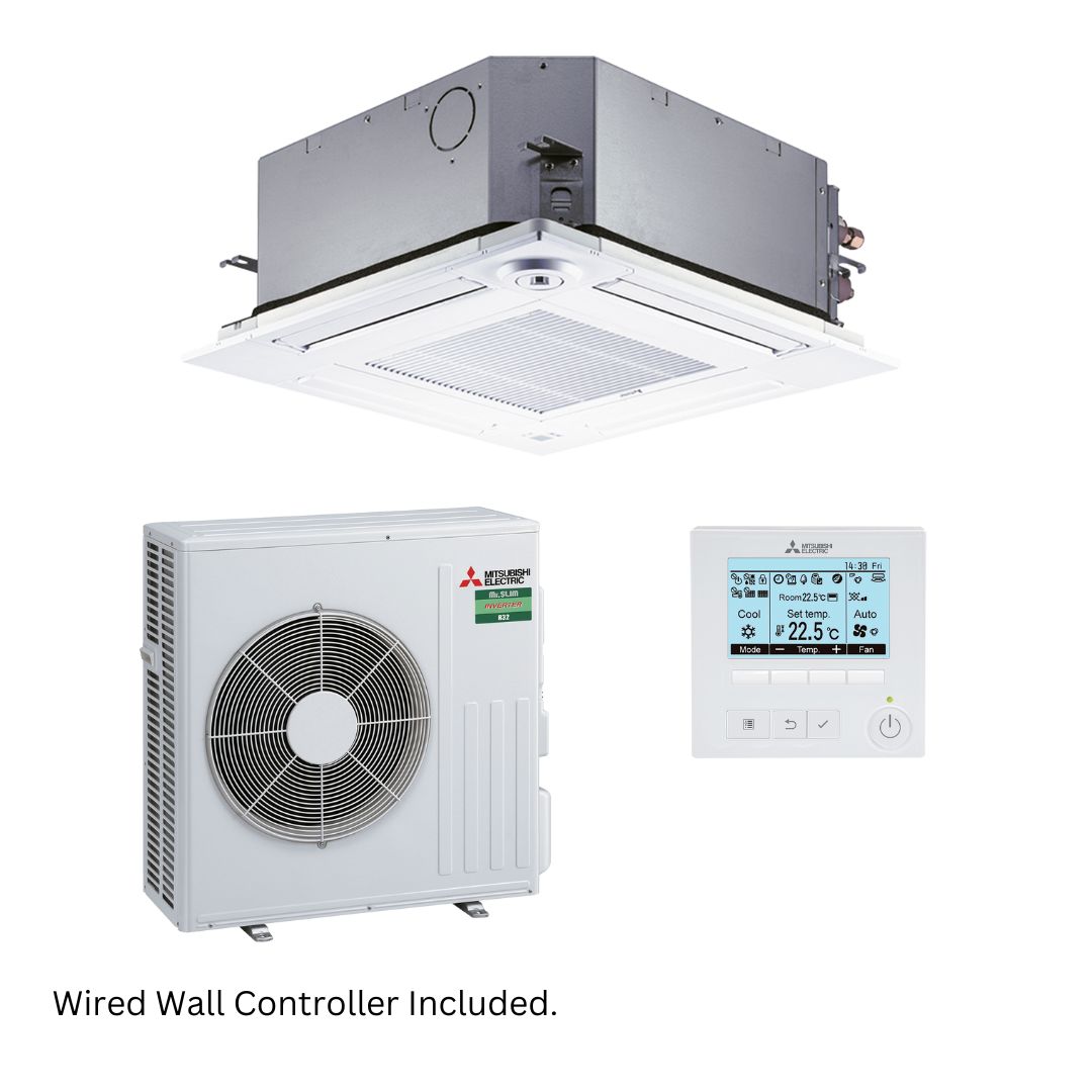 Mitsubishi Electric Mr Slim SLZ-M Inverter Ceiling Cassette R32 6kW Wired Set